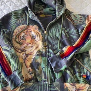 Aviator Nation Tiger print hoodie